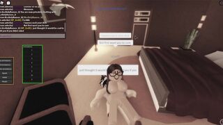 Attractive Babe Lets me Slide in - Roblox Porn