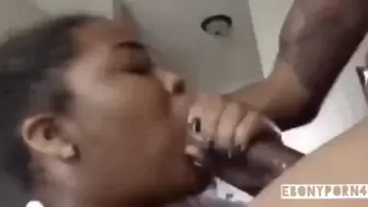 TEENAGE THOT SWALLOWING COCK four a RIDE HOME