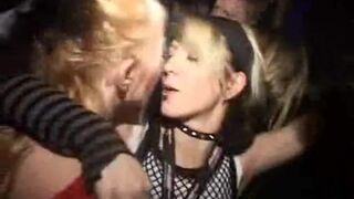 Swedish lesbians dancing in nightclub