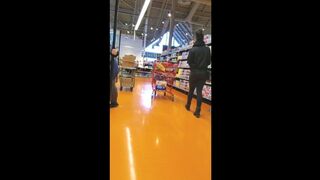 Pawg lightskin teeny at the supermarket