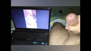 Jerking off Sexy Wang Watching someone Give a Oral Sex