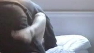 Fucking Cheating Swiss Teenie Student in boyfriends bed