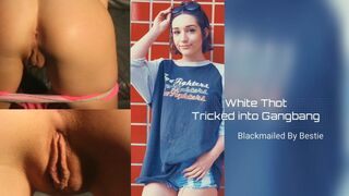 White Thot Tricked into Group-Sex