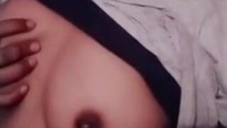 Young Indian Teenie Boobies Show On Selfie Webcam