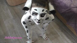 Stunning Bitch In Dalmatian Costume Playfully Fucks Cavalier