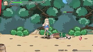 Ailice in wonderland anime game . Gorgeous blonde slut having sex with a lot of soldiers in a sweet sex game xxx sex tape