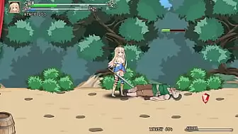 Ailice in wonderland anime game . Gorgeous blonde slut having sex with a lot of soldiers in a sweet sex game xxx sex tape