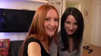 Attractive Anal Threesome With French Self Perspective