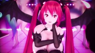 Miku Sisters Live Concert Sweet Body and Curvy MILF 3d Anime Succubus Fap Challenge