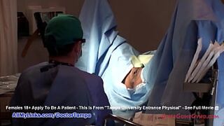 Daisy Ducati Gets Examined By Doctor Tampa For Her Tampa University Entrance Physical On GirlsGoneGyno.com!