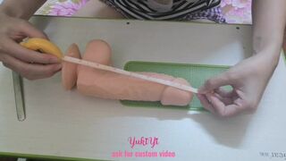 Yukiyi Unboxing new Toy for Tight Snatch