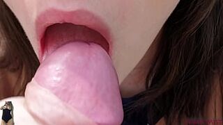 oral sex with Nicky Mist in the forest