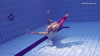 Elena Proklova shows how hot can 1 be alone in the pool