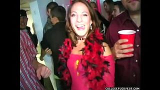 College sluts drilled at halloween party