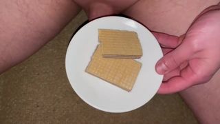 Cums On on waffle