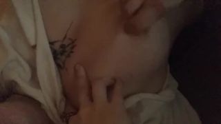 REAL LEZBO COUPLE\FOOTFETISH\TATTOO\RUSSIAN my skank tickles me with her legs