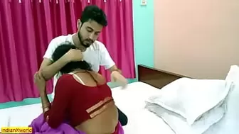 Indian fine bhabhi roleplay amateurs sex with teeny hubby! Clear sleazy audio