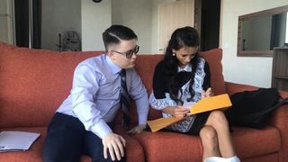 Schoolboy FUCKED Young Girl after School. Virgin first ANAL