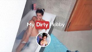 MyDirtyHobby - LinaWinter's Bathroom Has Become Her Favorite Filming Location