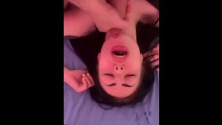 Making Her Gag And Choke On My Prick - Sperm Shot Cum-Shot