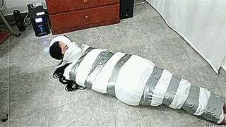 Laura & Katherine Martinez in: Little Girl Mummified, Panty Hooded, Gagged And Sold! (high res mp4)
