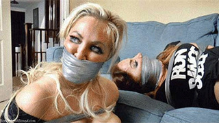 Miss Scarlett & Eden in: Snooping Up at the Old MilkPod Place Ended in Outraged, Hard-Taped, Double Sock Stuffed Captive Horror! (Producer's Cut) (WMV)