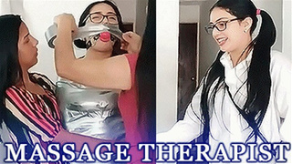 Laura, Katherine & Maria in: Sexy Massage Healer Duct Tape Mummified By Slave-Trading Step-Mother And Step-Daughter! (wmv)