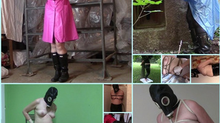 Angela in a gas masks and bondage 2 (compilation vol 2)