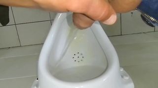 powerful and long stream of urine from mr. "monstrous cock"