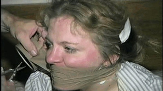 30 Yr OLD SINGLE STEP-MOM GETS PANTIES STUFFED IN HER MOUTH, TIGHTLY WRAP TAPE GAGGED AND TIED UP ON THE BED?