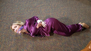 Purple Pajama Bondage With Blair Blouson HD