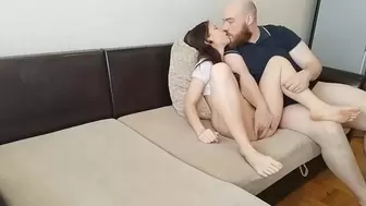 Fucking a teenie with a vibro ring
