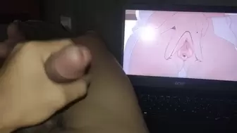 Watching Naruto Asian Cartoon sex while musterbating