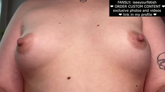 LO-FI slut gigantic nipples close up. i really want you to jizz