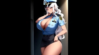 Police woman wants me to undress! compilations