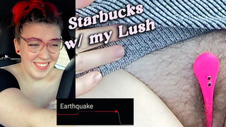 Cashier Flirts With Me While I'm Orgasm?! Lush Vibrator in Drive Thru Vlog
