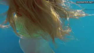 Nata Ocean charming skinny pornstar underwater