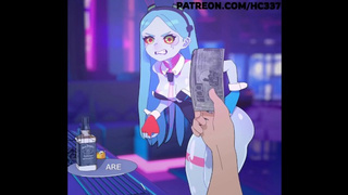 Rebecca SEX FOR MONEY Asian Cartoon Cyberpunk Anime