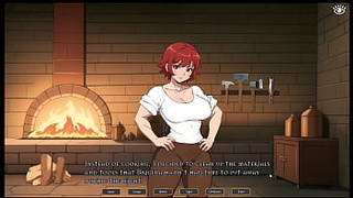 Tomboy Love in Charming Forge [ Asian cartoon Game ] Ep.one she is masturbating while thinking of you !