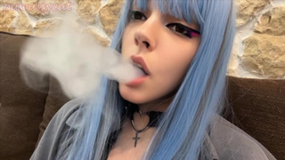 Alternative Hot Slut Smoking a cigarette (full vid on my 0nlyfans/ManyVids)