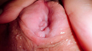 (close up) vagina close up female cumming ????