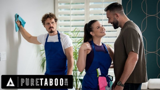 PURE TABOO House Cleaner Alison Rey Flirts With Rich Customer Will Pounder In Front Of Her Hubby
