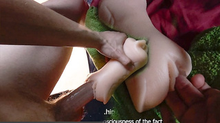 stepdaughter enjoys her stepdad's fingers in her cunt and when he talks wild while fucking her