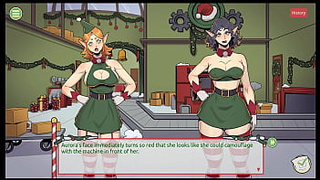 Claus' Voyeur Surprise [ XMAS ASIAN CARTOON Game ] Ep.two christmas factory making SEXTOY now !