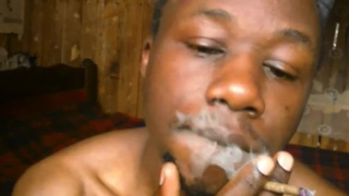 AMATUER MAN SMOKING WEED AND GETTING HIGH