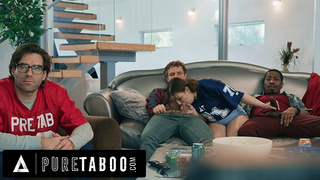 PURE TABOO Mischievous Teenie Leana Lovings Seduces Her Stepdad's Best Friends