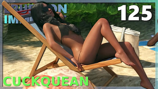 ERUPTION IMMINENT #125 • Cute babes just loving the sun on the beach