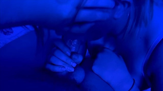 Barely Legal Chick Gives Ball Draining Oral sex