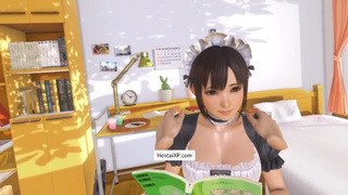 Flirting with Sexy Ravishing Sweet Maid