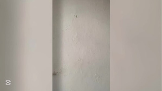 A colleague over 18 years cougar in her room after bathing
